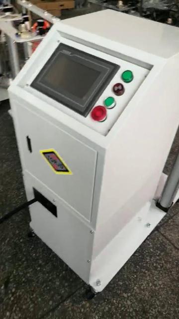 TI64110-DE双气缸触摸屏PLC控制黄油加注设备